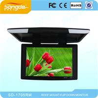 17.5 inch flip-down bus monitor coach monitor car monitor