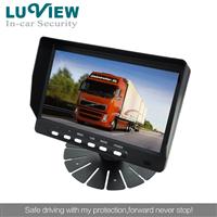 4CH Quad Function 7 Inch Rearview System Used Digital Car Dashboard Monitor for Truck