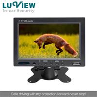 6 Inch 12-32V DC Format Adjustable Full HD Reversing Trigger Car Monitor for Coach