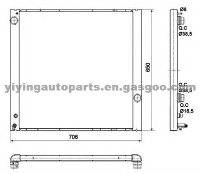 Radiator For Land Rover PCC000850