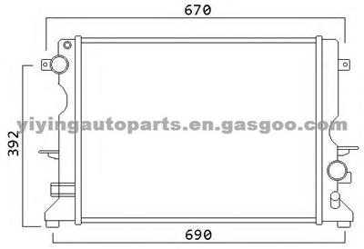 Radiator For Land Rover Defender PCC001020