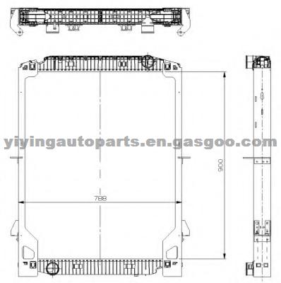 Radiator For IVECO EUROSTAR 99488785,500326345