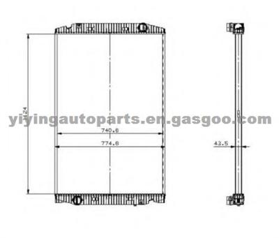 Radiator For IVECO Stralis 41214447