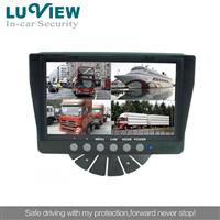 2014 New! 7 Inch Digital LCD Car Monitor Quad Monitor Rear View Monitor