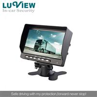 7-inch 2-CH Digital LCD Car Monitor with Speaker for Trucks