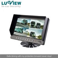 9 inch Car LCD Monitor Rear View Quad Monitor for Truck Lorry Bus