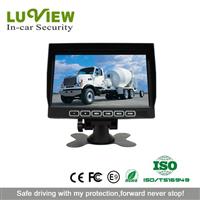 Hot Touch Button 7 inch Digital LCD Rear View Monitor for Vehicles