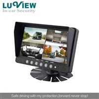 High Quality 7 Inch Digital LCD Car Monitor Quad Monitor Rear View Monitor