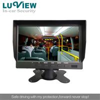 7inch Digital LCD Rear View Monitor Support 2-CH inputs Use for Heavy-duty Equipments