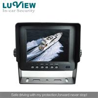 Digital Waterproof Monitor 5 inch LCD Monitor with 2-CH Car Monitor