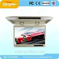 10''-22'' flip down bus lcd monitor