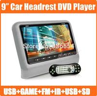 Portable type 9 inch Car headrest multimedia player