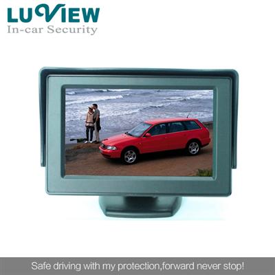 4.3 inch Auto Reverse Trigger Car Monitor LCD Rear View Monitor