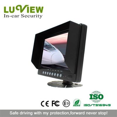 9 Inch Car LCD Reverse Monitor with Speaker for Heavy-duty Equipments