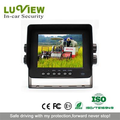 Waterproof IP69K 5 Inch LCD Car Monitor for Car Reverse System