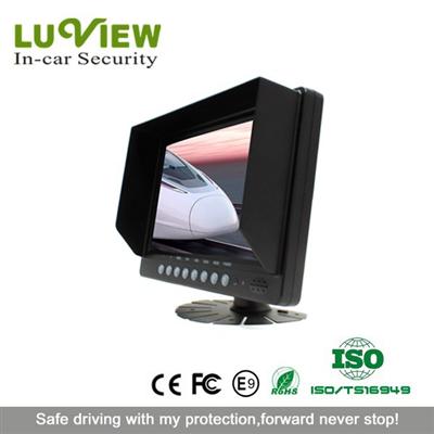 Color TFT Rear View Monitor 9 Inch Stand-alone LCD Car Monitor