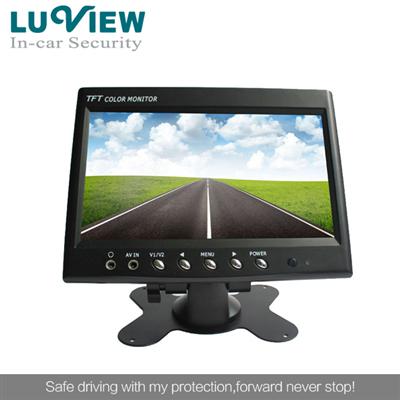 7 inches Car Monitor TFT LCD Monitor for Trailer Truck Lorry Bus