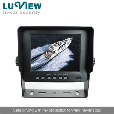5 inch Car LCD Monitor Digital Waterproof Car Monitor support 2 Cameras