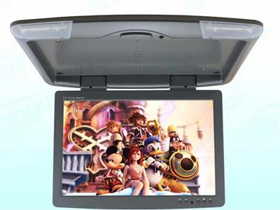 Motorized 14.5 inch Roof Mount Flip Down Car Monitor With AV Input