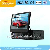 Cheap 7 inch in-dash tv monitor