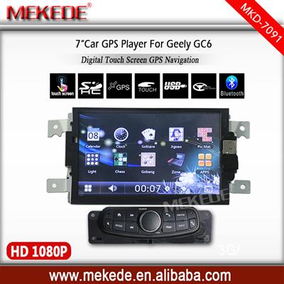 7inch car radio player for Geely GC6