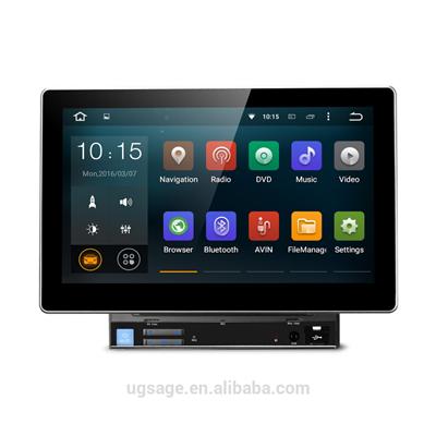 TD101AS 10.1 "Android 5.1 Lollipop nucleo cuadruple doble din coche reproductor de DVD con 1024x600 / Multi-Touch Screen / 1080p