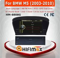 HIFIMAX Autoradio GPS Navigation for BMW M5 dvd multimedia player steering wheel contro
