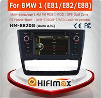 Hifimax Car DVD GPS for BMW 1 Series E81 E82 E88 navigation head unit with Bluetooth RDS IPOD