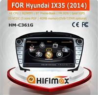 Hifimax Car DVD GPS Head unit For Hyundai IX35 with Navigation A8 Chipset 20-V-CDC 4G Rom