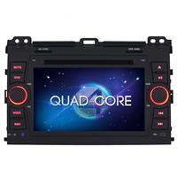 7 inch 1024*600 Android 5.1.1 Quad Core 2 din car radio/car DVD player for TOYOTA PRADO 120 2003-2009
