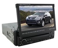 7 inch Full Motorized Single Din IN-Dash TFT-LCD Car Monitor