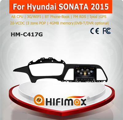 Hifimax Car Stereo Navigation DVD for Hyundai SONATA with GPS system - 4G Rom 20-V-CDC DSP