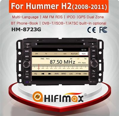 HIFIMAX WIN CE 6.0 Car DVD Player For HUMMER H2 (2008-2011) Car GPS Navigation System