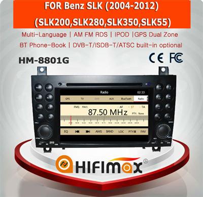 HIFIMAX WIN CE 6.0 Car DVD Player For Mercedes Benz SLK 171 2004-2012 Car DVD GPS Navigation System