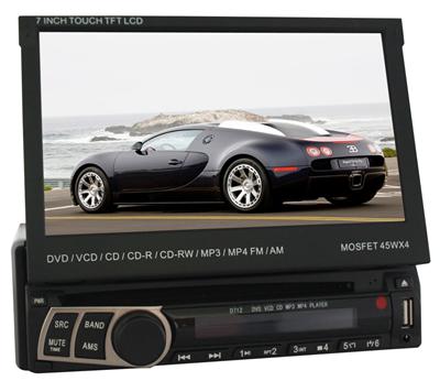 7 inch Single Din IN-Dash TFT-LCD Car Monitor Bulit In TV/GPS