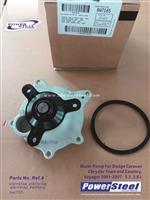 Water Pump #4781157AA, 4781157AB 4781157AC, PWP9210, 5533140, 58585, Aw7165