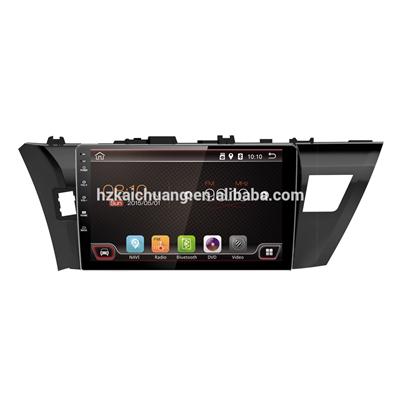 2016 10.1 Inch Car DVD GPS for Toyota Corolla with Bluetooth Game Colorful LED