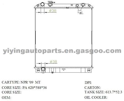 Radiator For ISUZU NPR