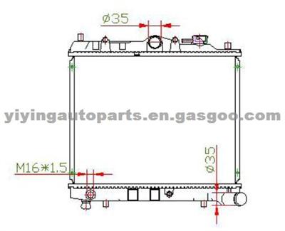 Radiator For Mazda 323 E37115200