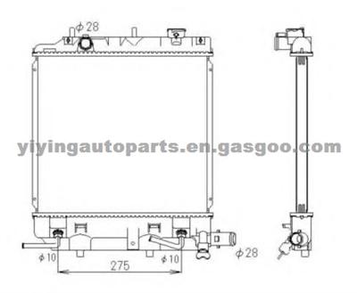 Radiator For Mazda Demio