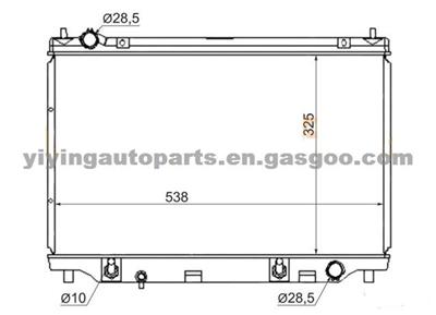 Radiator For Mazda 2