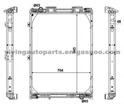 Radiator For MAN F2000