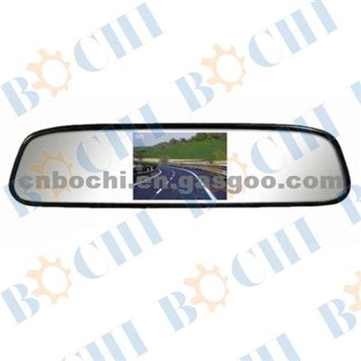 Best Performance Car RearView Mirror Camera DVR With 4.3 Inch Digital TFT LCD Screen