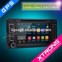 7"Android 5.1 Lollipop Quad Core Car DVD player with 64bits system 32bits CPU high resolution 1024*600 for Volkswagen PF75TRVA