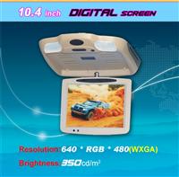 10.4 inch Hd ceiling suspended flip down bus advertising motorized tv monitor