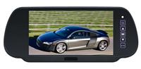 Car audios 7 inch rear view mirror with screen