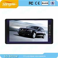 Factory price 9 inch led tv rearview monitor with TV