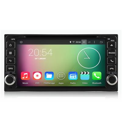 New price! 6.95 inch 2 din universal car radio/car DVD player with Mirror link/GPS for Toyota