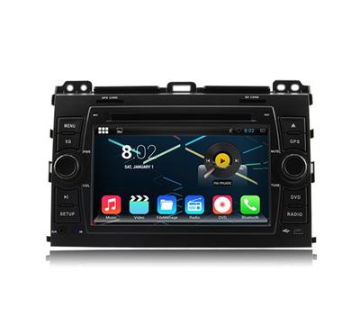 New! 7 inch 2 din car radio/car DVD player with Bluetooth/DVD/RDS/GPS for TOYOTA PRADO 120 2003-2009