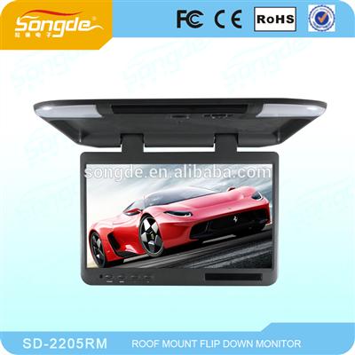 22.5inch LCD TV Monitor Roof Car Monitor tft lcd car tv monitor